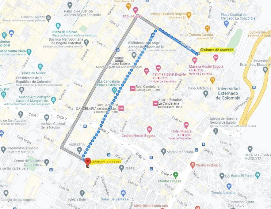 Grandioso Apartaestudio La Candelaria Bogotá Eksteriør billede